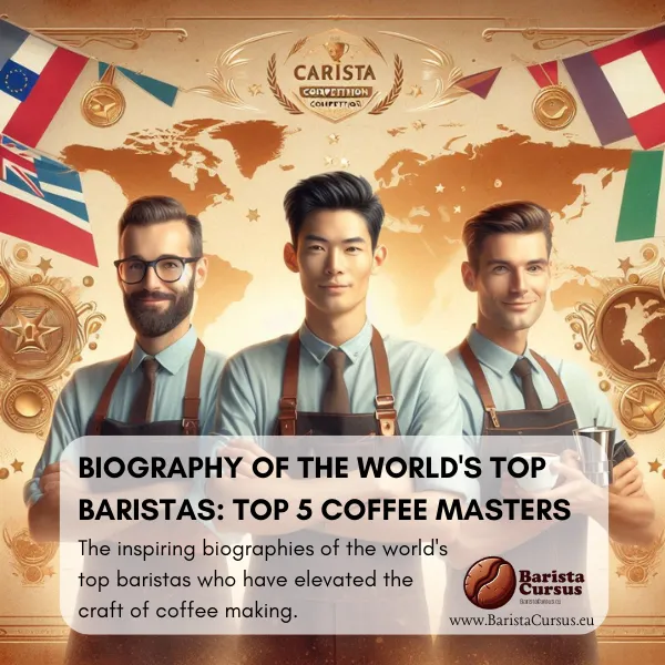 Biography of the World's Top Baristas Top 5 Coffee Masters